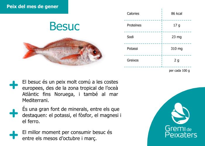 Peix del mes – el besuc