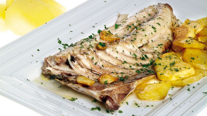Sorell al forn amb patates