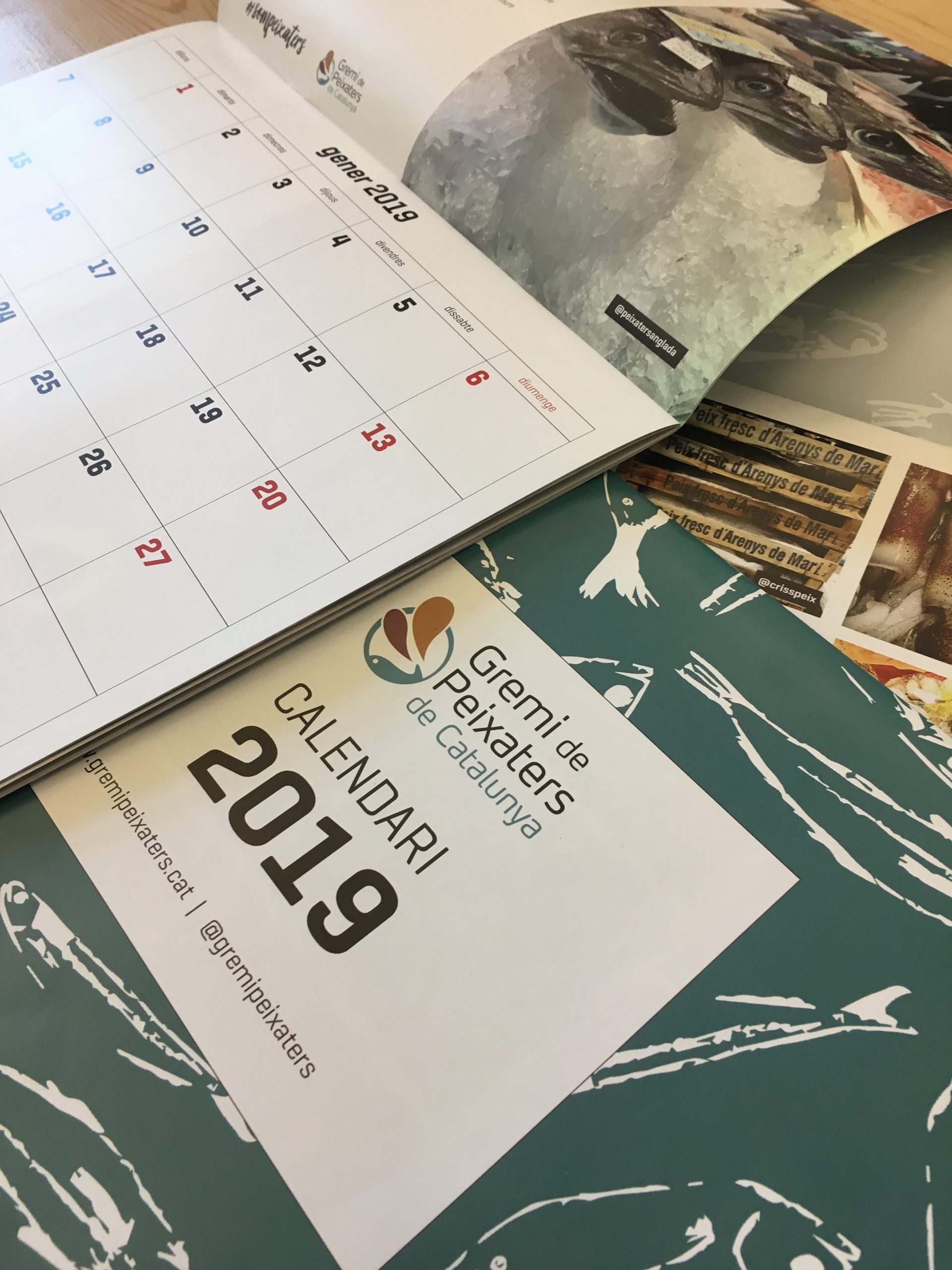 Ja podeu recollir els calendaris del Gremi de Peixaters