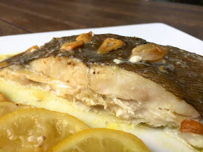 Bruixa al forn amb llimona i all torrat