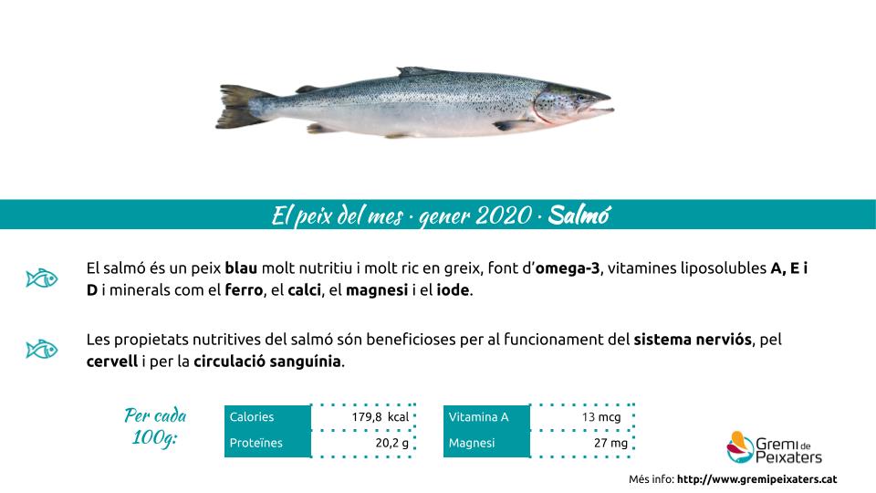 Peix del mes – Salmó