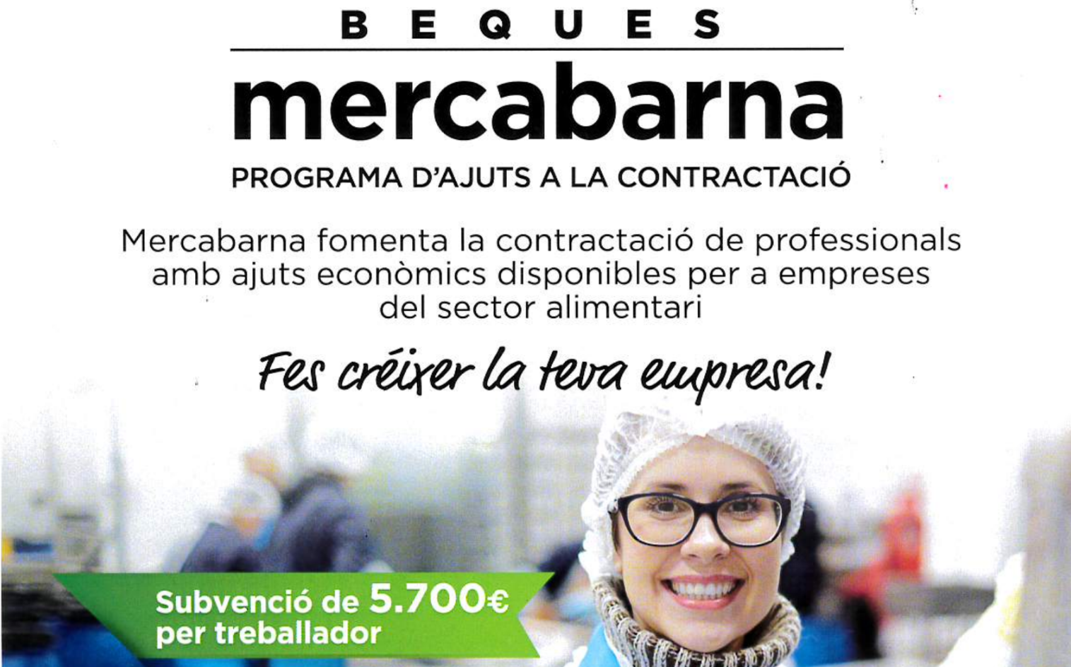 Beques Mercabarna per a la contractació de personal a les peixateries