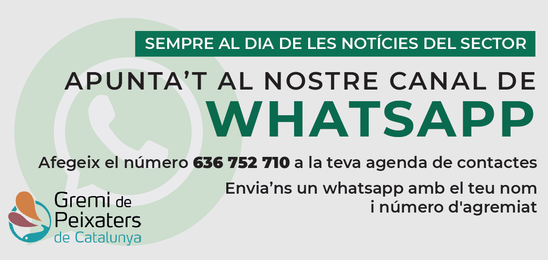 Apunta’t a la llista de Whatsapp del Gremi!