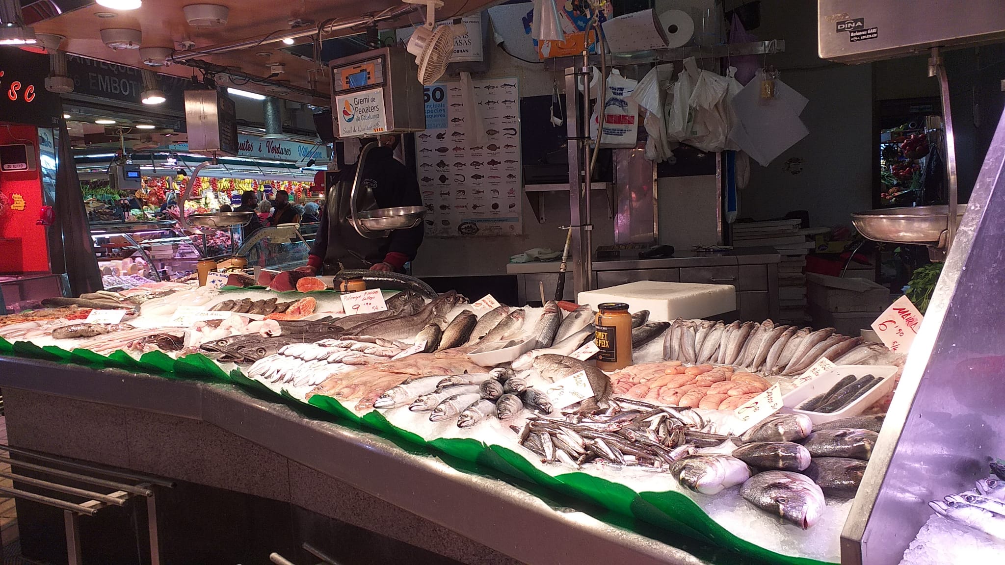Traspàs peixateria al Mercat de Collblanc