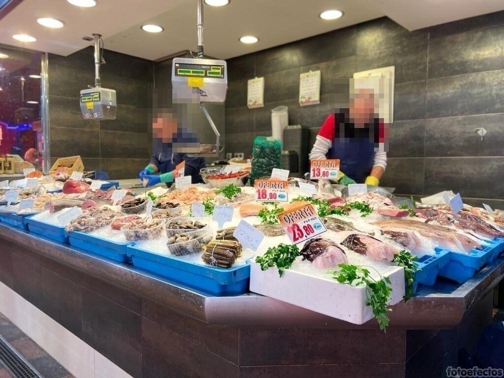 Peixateria en venda al Mercat de la Llibertat