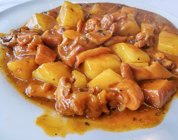 Sípia en salsa