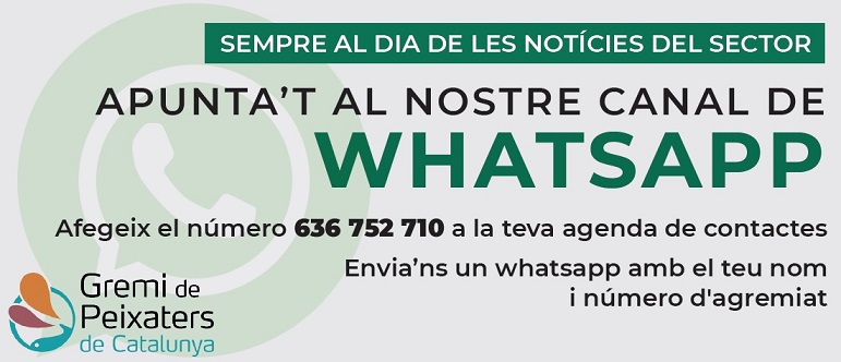 Apunta’t a la llista de Whatsapp del Gremi!
