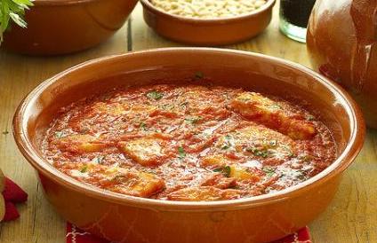 Castanyola guisada al forn