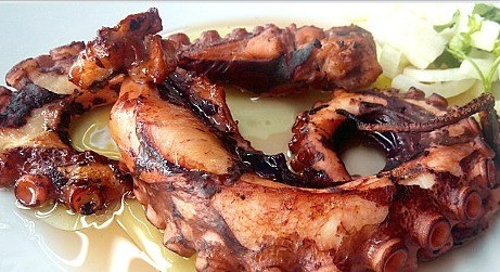 Pop a la brasa amb parmentier