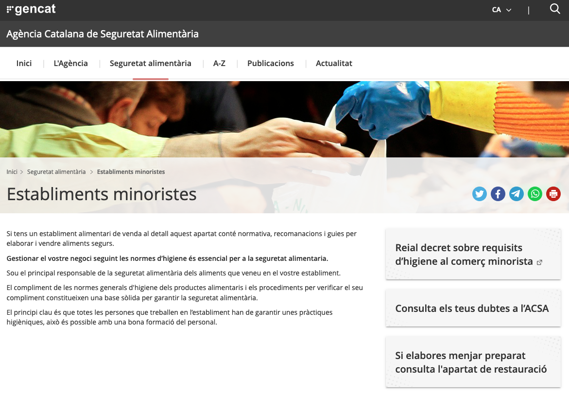 Reunió de la Comissió de seguiment de la seguretat del Peix i productes de la pesca