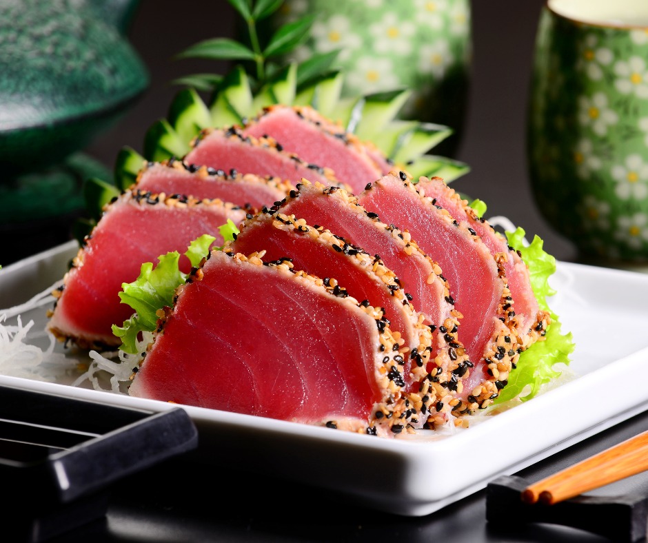 Sashimi de tonyina vermella