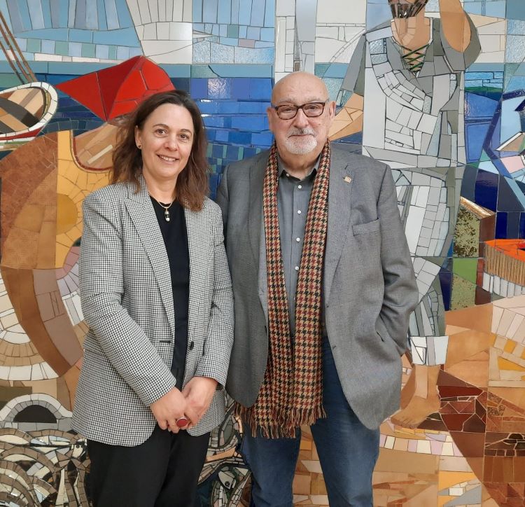 La directora de Comerç de la Cambra de Comerç de Barcelona, Laura López, ens visita.