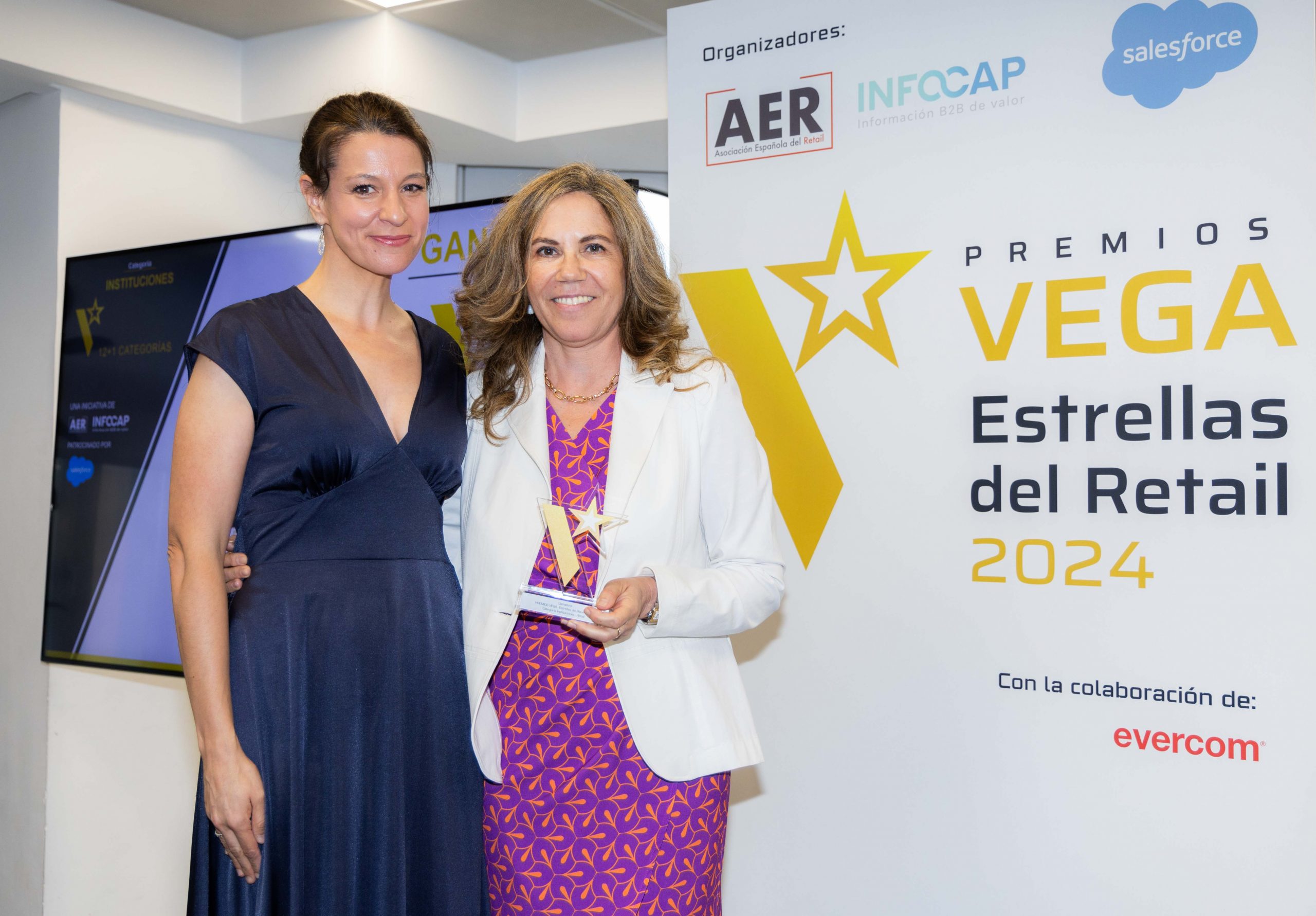 M. Luisa Álvarez, directora general de Fedepesca, guanyadora dels Premis Vega – Estrelles del Retail en la categoria d’Institucions.
