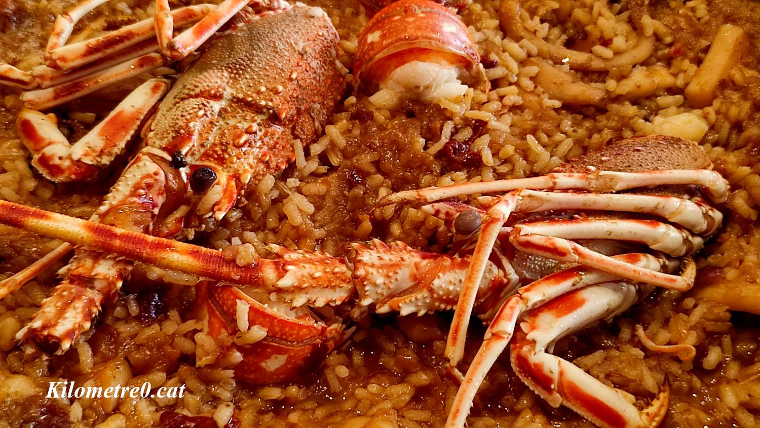 Arròs a la cassola amb llagosta