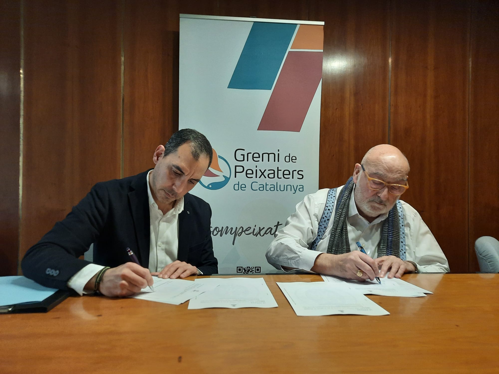 Nou acord de col·laboració entre el Gremi de Peixaters de Catalunya i l’ECA