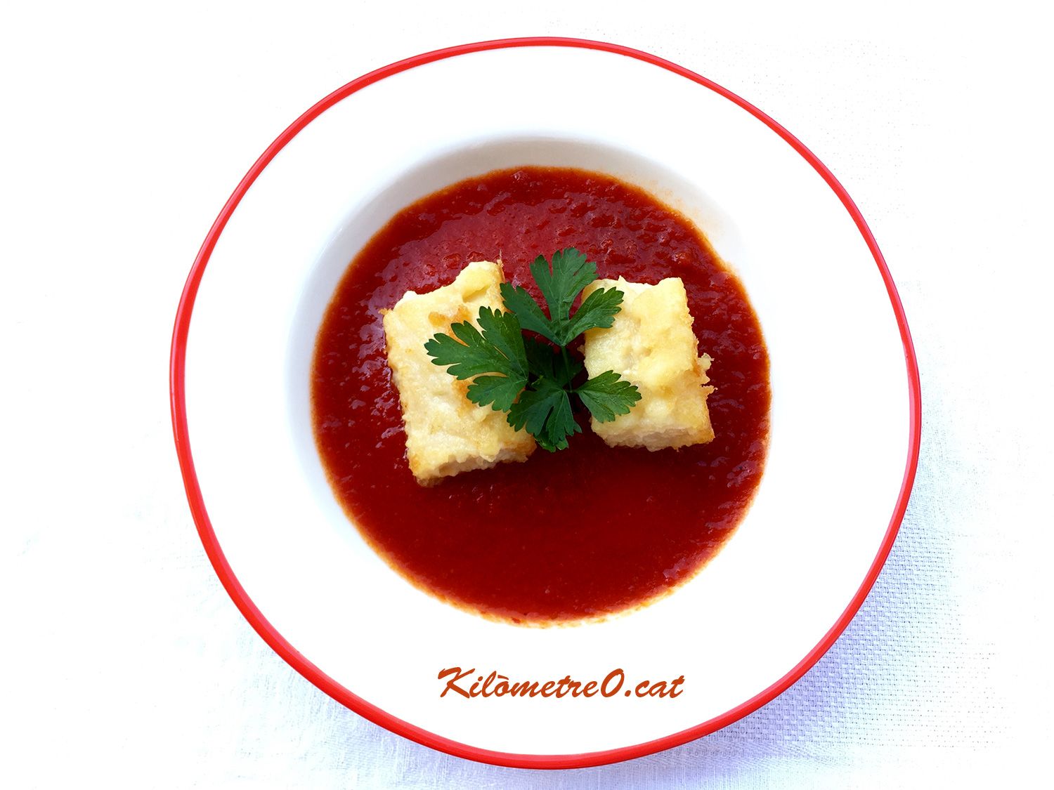Recepta de bacallà amb tomàquet