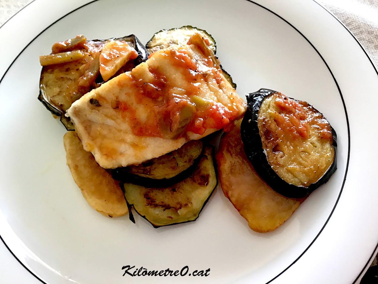 Recepta de llampuga amb tumbet mallorquí