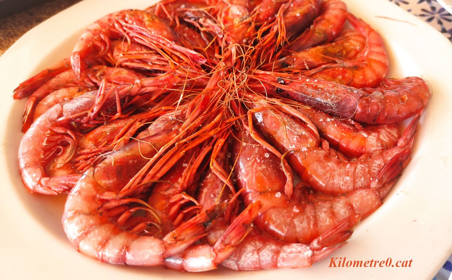 Recepta de gambes a l’estil Euskadi