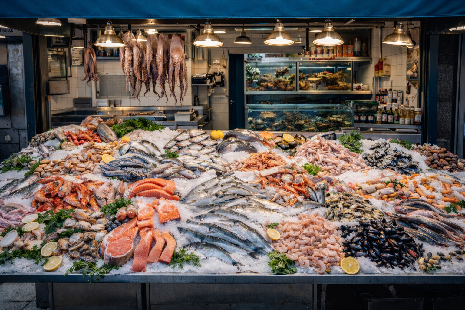 Dependent/a de peixateria a mercat