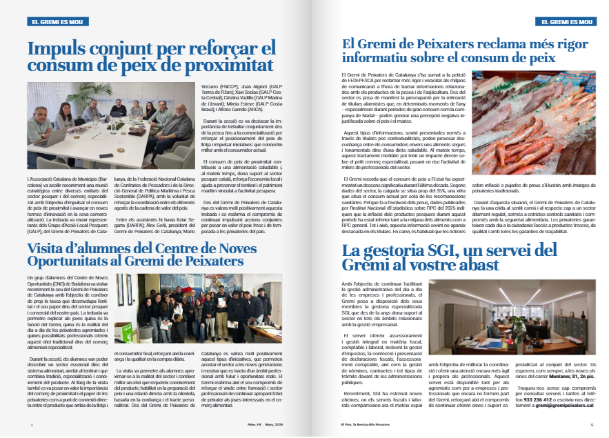 Ja disponible el nou número de la revista El Peix