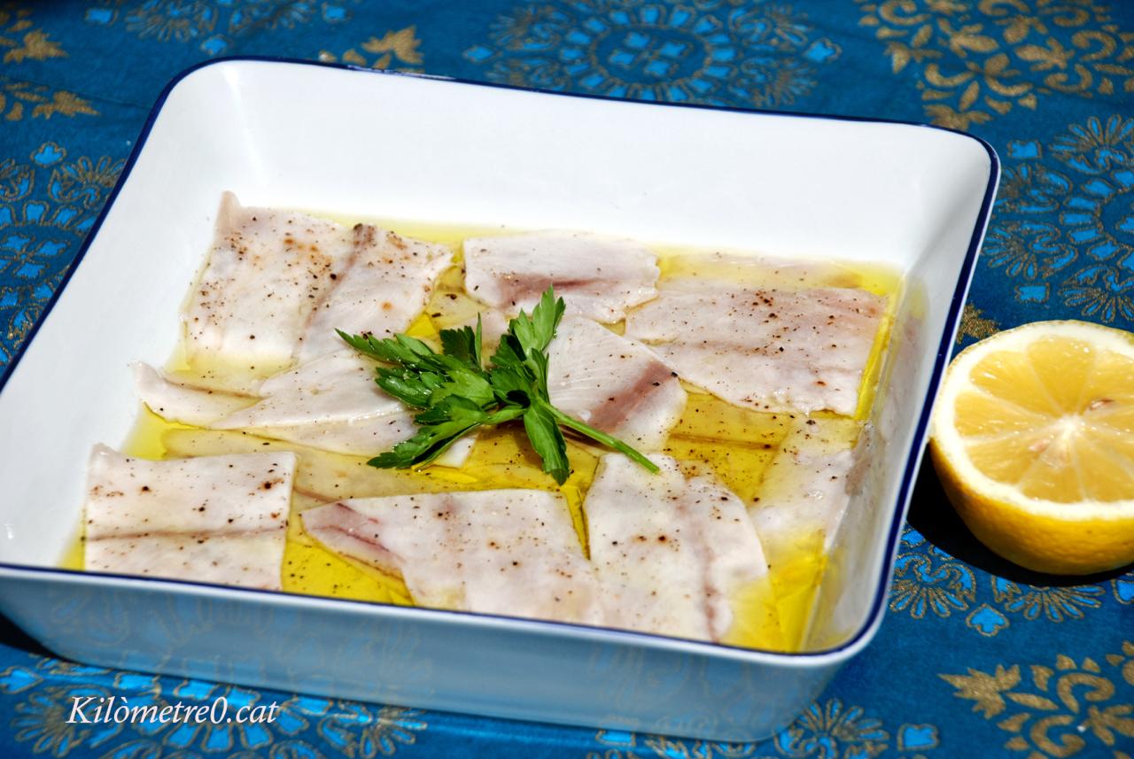 Recepta de llampuga marinada, un peix per descobrir